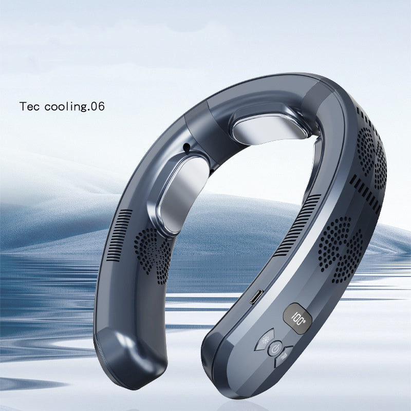 USB Portable Hanging Neck Fan Turbine Refrigeration System