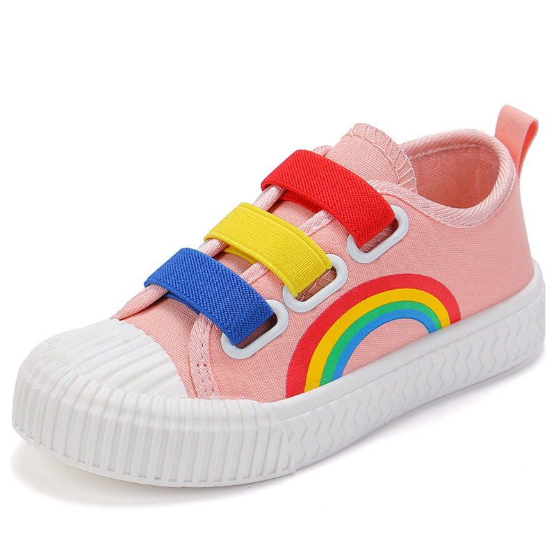 Boys And Girls Sneakers Spring Rainbow Boys And Girls Sneakers Canvas Shoes