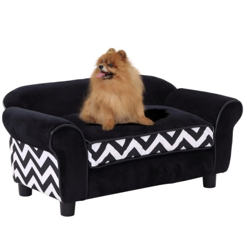 Paw Hut Dog Sofa Bed For XS-Sized Dogs, Cat Sofa With Soft Cushion,