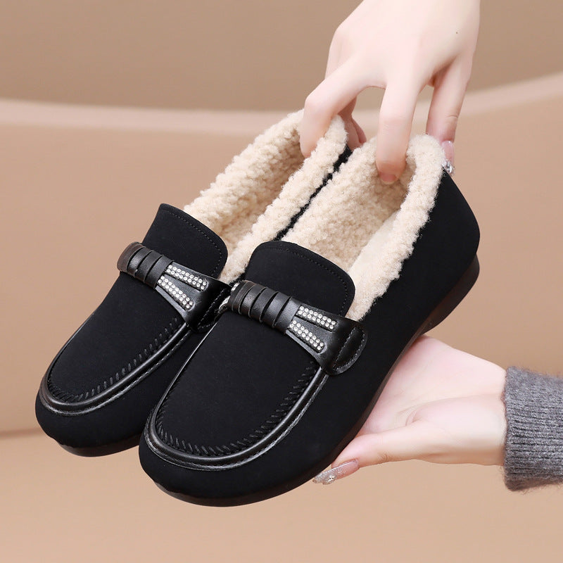 Mom Shoes Winter Thickened Leisure Warm Mom Shoes