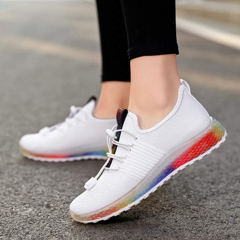 Lightweight Running Shoes Flying Woven Breathable Lightweight Running Shoes Casual Comfortable Breathable