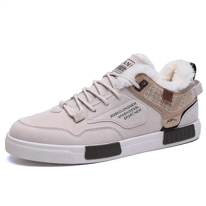 Velvet Casual Shoes Plus Size Men's Plus Velvet Casual Shoes Fashion Outdoor