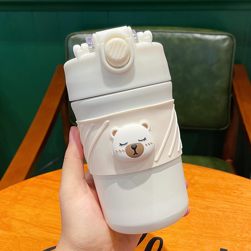 Portable Coffee Cup Men's And Women's Fashion Simple Double Drinking Portable Coffee Cup