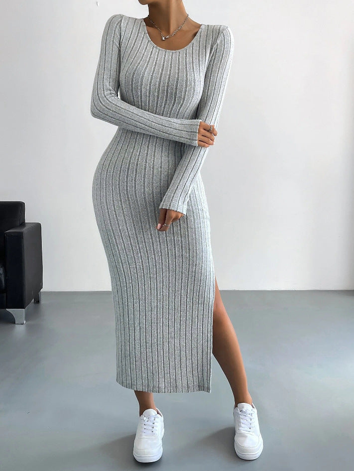 Long Dress Knitted Long Dress Women's Clothing