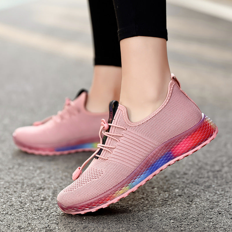 Lightweight Running Shoes Flying Woven Breathable Lightweight Running Shoes Casual Comfortable Breathable