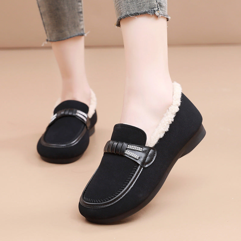 Mom Shoes Winter Thickened Leisure Warm Mom Shoes