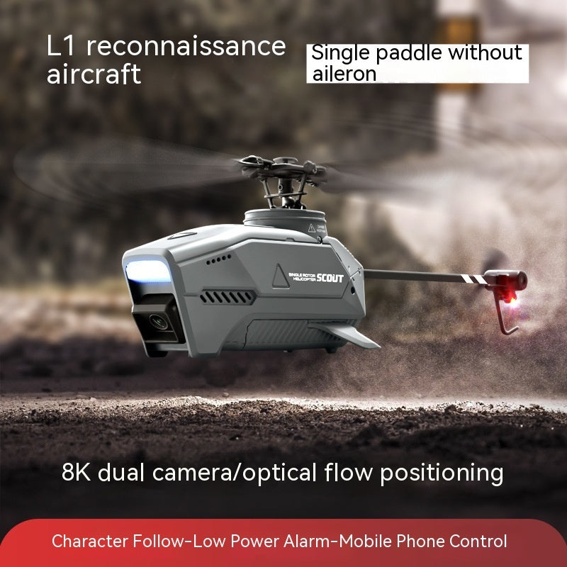 Helicopter Drone Four-channel Single Paddle Helicopter Drone For Aerial Photography Toy