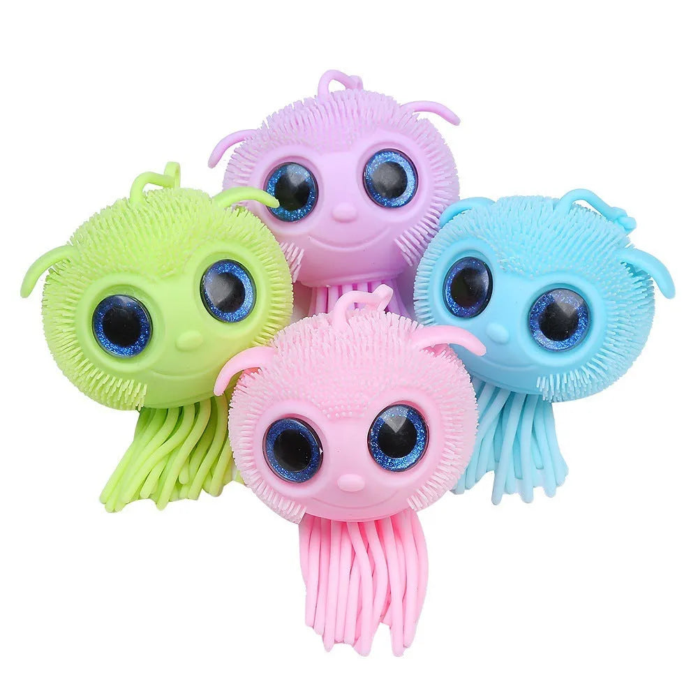 Pressure Reduction Toy Squeeze TPR Jellyfish Vent Pressure Reduction Toy Squeeze
