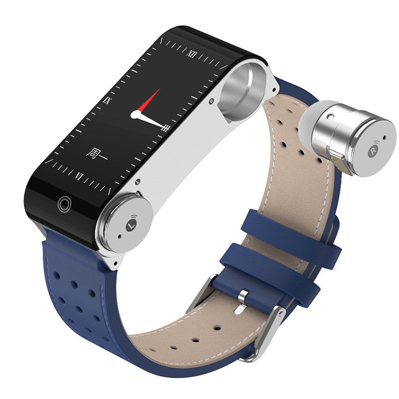 Smart Bracelet Compatible with Apple , Smart Bracelet TWS Dual-to-ear Bluetooth Call Bracelet - sumet.shop
