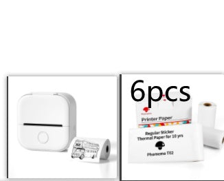 Portable Mini Thermal Label Printer Home Photo Printer Bluetooth-compatible Mini