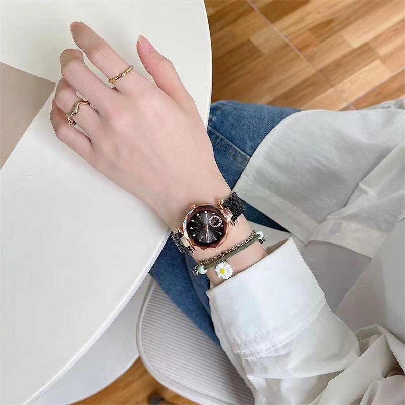 Fashion Steel Band Waterproof Watch Ladies - sumet.shop