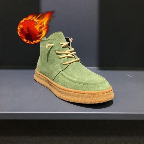 Thick Sole Shoes Trendy One-step Casual All-match High-top Thick Sole Shoes
