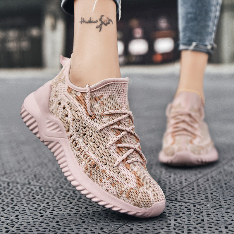 Mesh Surface Shoes 2 Men's Shoes Flying Woven Breathable Mesh Surface Shoes