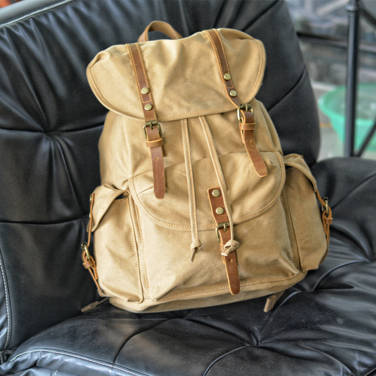 Travel Bag Retro Canvas Large Capacity Leisure Travel Bag