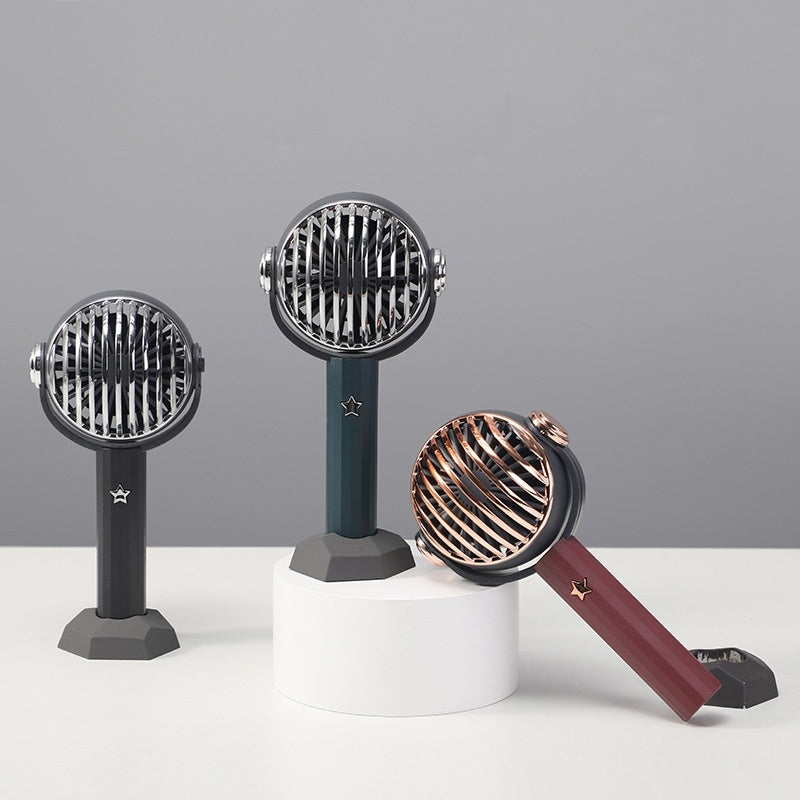 USB Handheld Electric Fan Desktop Decoration
