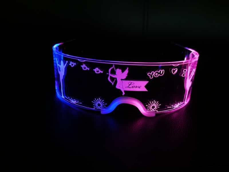 Halloween Amazon LED Colorful Glowing Glasses Christmas - sumet.shop