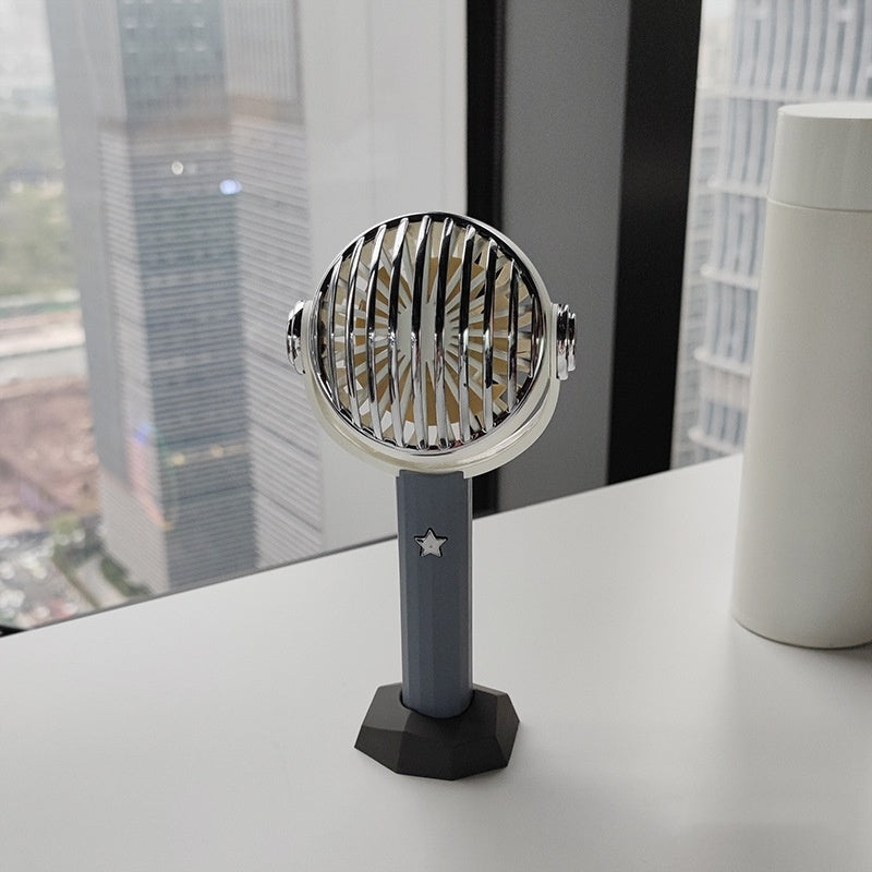 USB Handheld Electric Fan Desktop Decoration