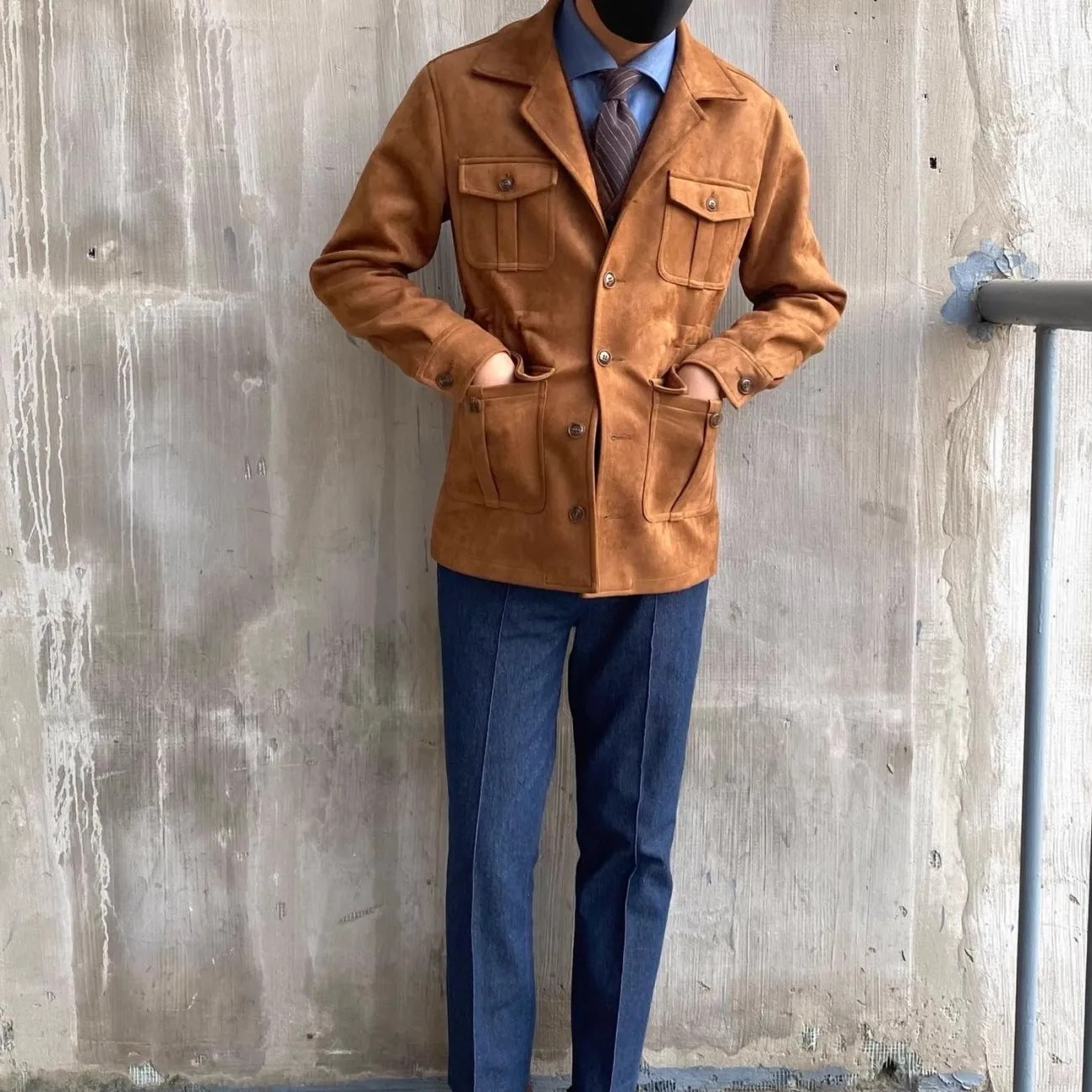 Slim Jacket Japanese-style Retro Slim Jacket Men