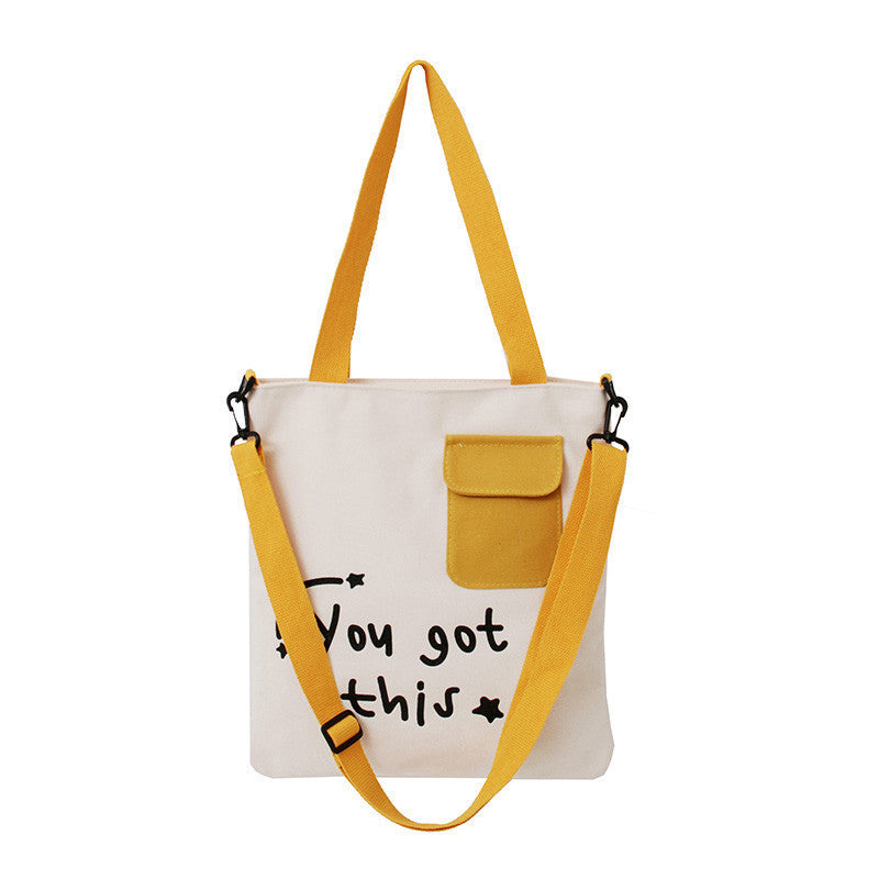 shoulder Large-capacity Canvas Bag Crossbody.