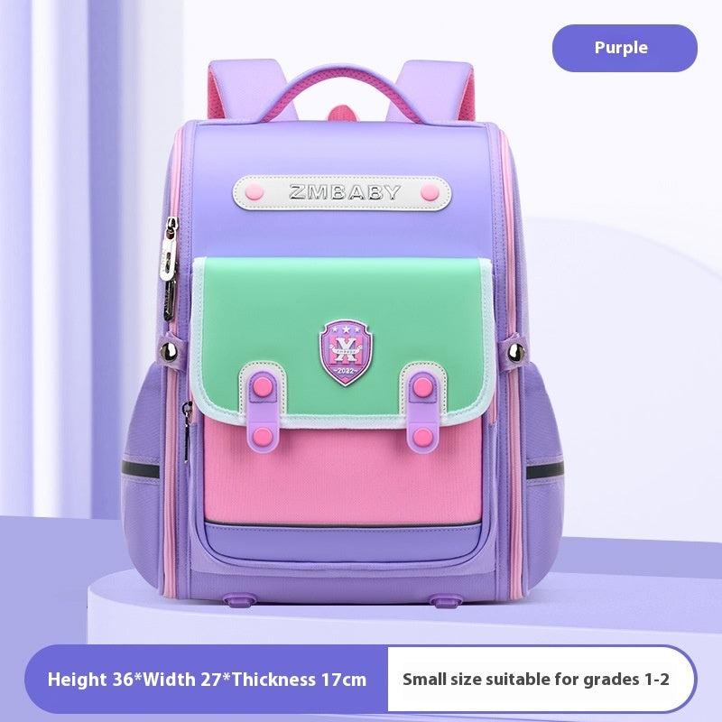 Lightweight Schoolbag Lightweight New Sesame Baby Primary School Schoolbag Grade 1-3-6 British Style Boys' Schoolbag Lightweight Girls Backpack