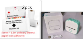 Portable Mini Thermal Label Printer Home Photo Printer Bluetooth-compatible Mini