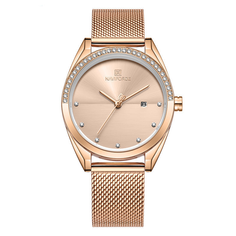 Waterproof Calendar Women Quartz Watch - sumet.shop
