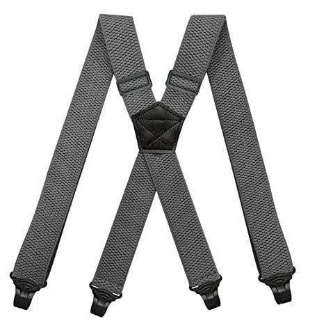 Men's Strap Clip Suspenders Rubber Buckle Aviation