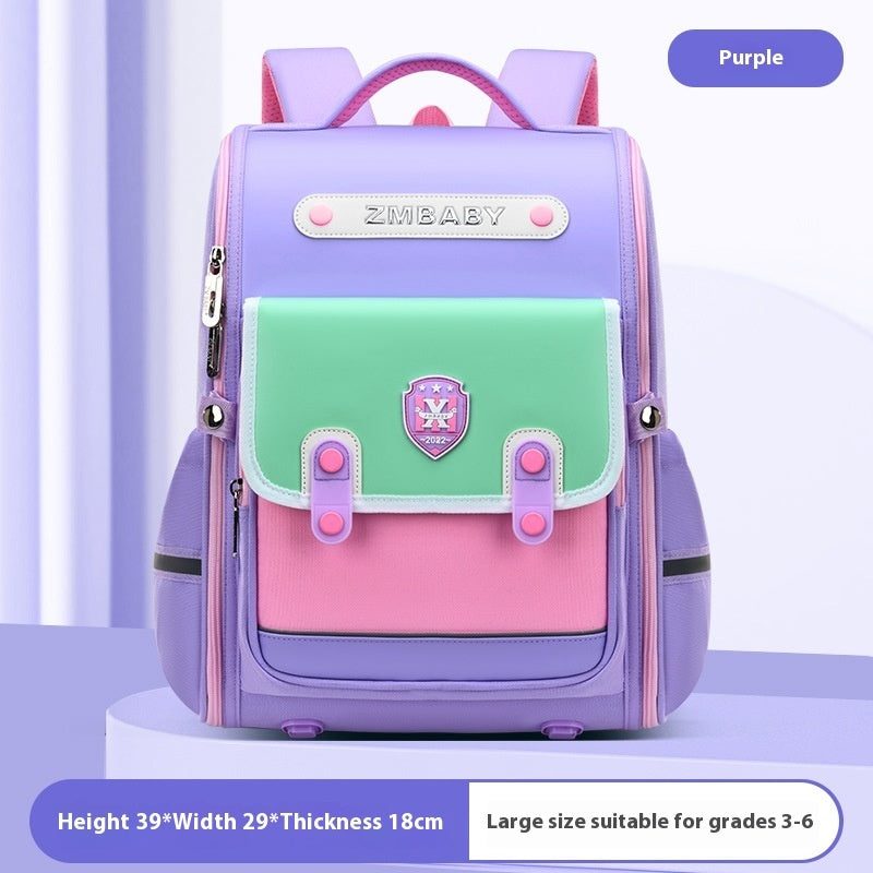 Lightweight Schoolbag Lightweight New Sesame Baby Primary School Schoolbag Grade 1-3-6 British Style Boys' Schoolbag Lightweight Girls Backpack