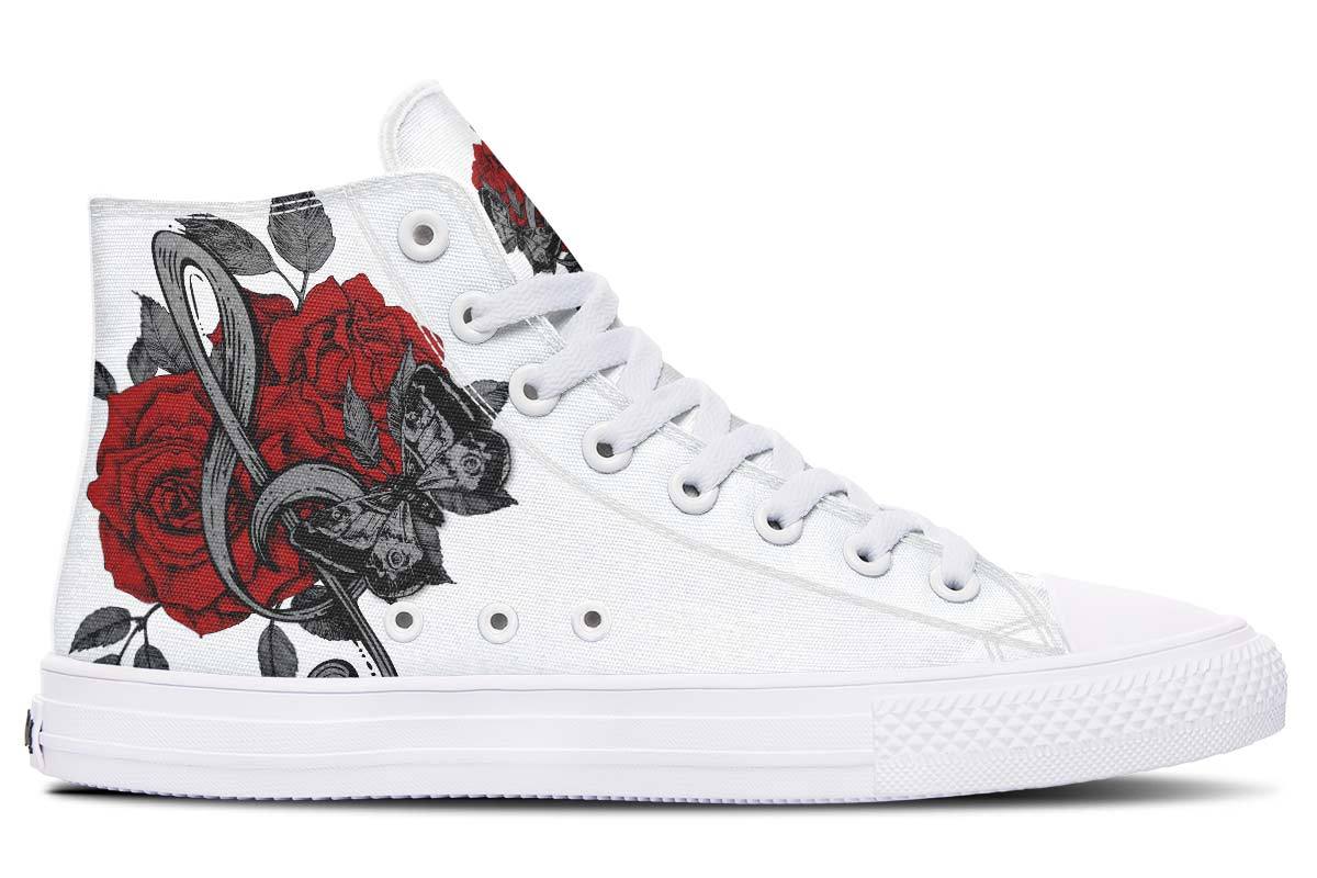 High-top Canvas Shoes Men's And Women's Fashion Color Printing High-top Canvas Shoes