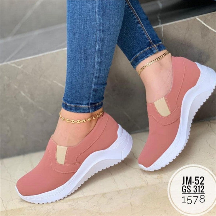 Breathable Walking Shoes Flat Sneakers Women Breathable Walking Shoes