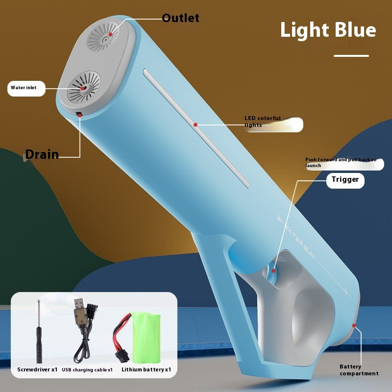 Water Gun Automatic Water Feeding Pulse Electric Water Gun Toy - sumet.shop