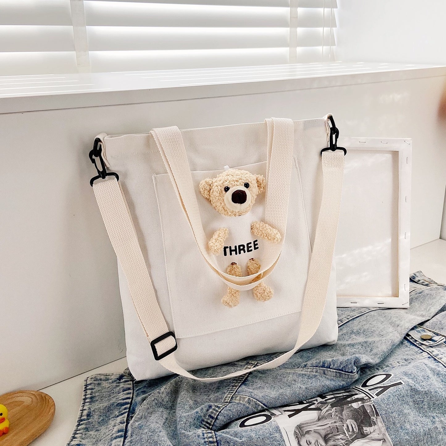 shoulder Large-capacity Canvas Bag Crossbody.