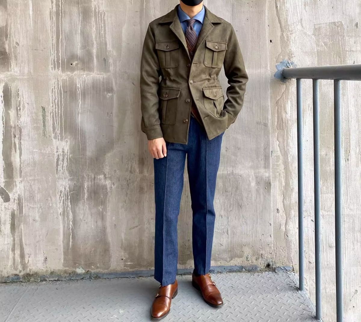 Slim Jacket Japanese-style Retro Slim Jacket Men