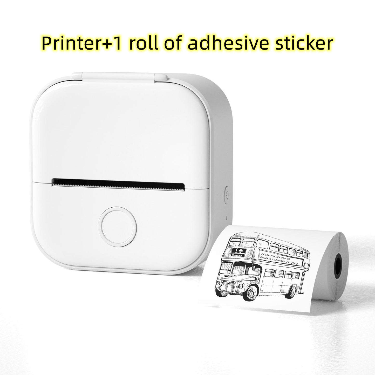Portable Mini Thermal Label Printer Home Photo Printer Bluetooth-compatible Mini