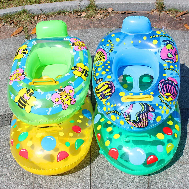 Water Inflatable Baby Seat Day Cruiser Water Seat Boat Babies' Swimming Ring Children's Seat Ring Inflatable Swimming Pool