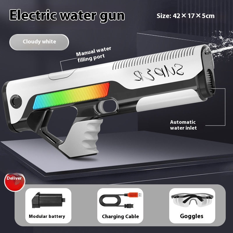 Water Gun Automatic Water Feeding Pulse Electric Water Gun Toy - sumet.shop