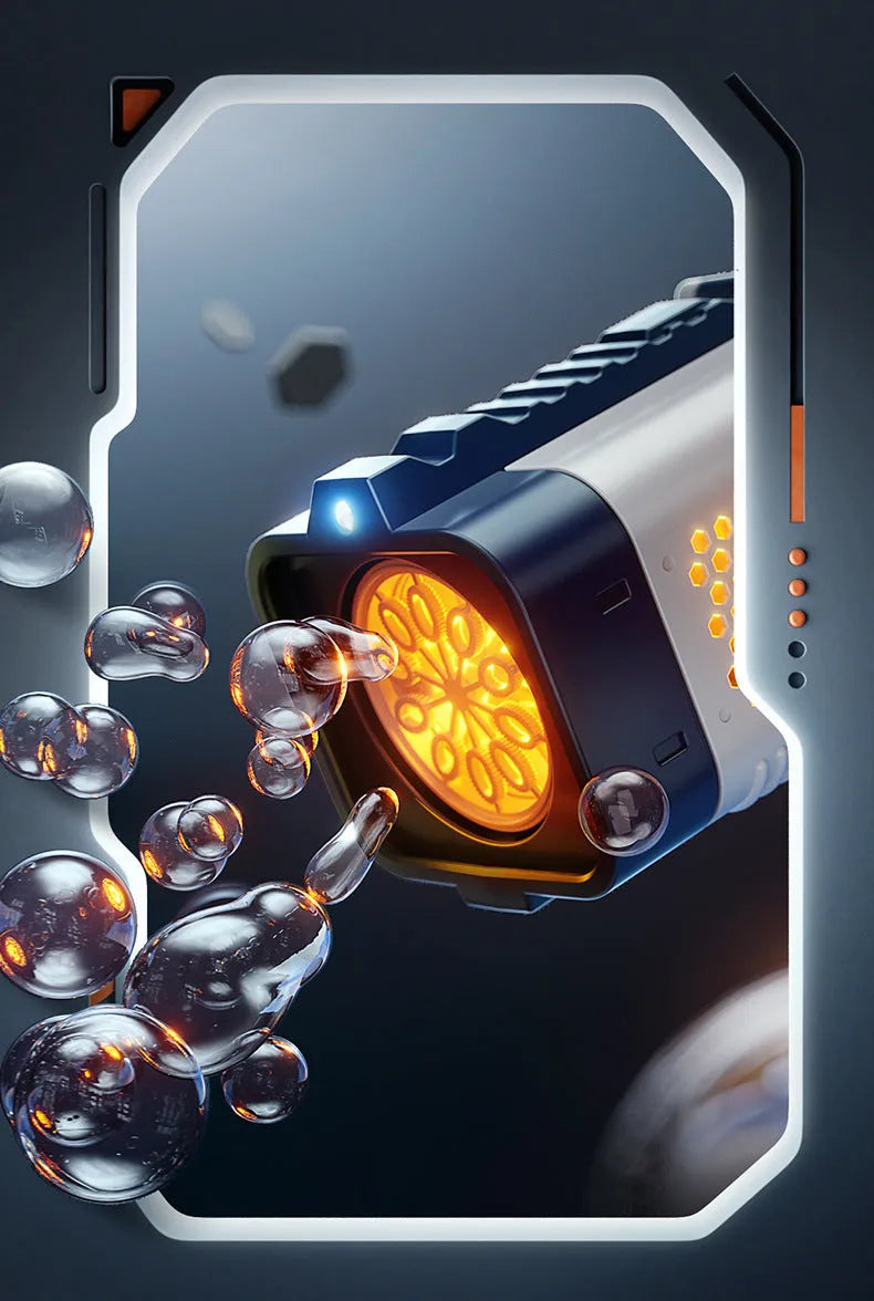 Space Gun Bubble Machine Handheld Porous Bubble Machine