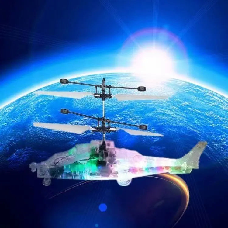 Suspension Helicopter Induction Luminous Transparent Gesture Suspension Helicopter