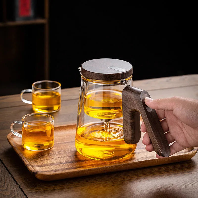 Tea Pot Separated Liner Full Glass Home Piaoyi Tea Pot