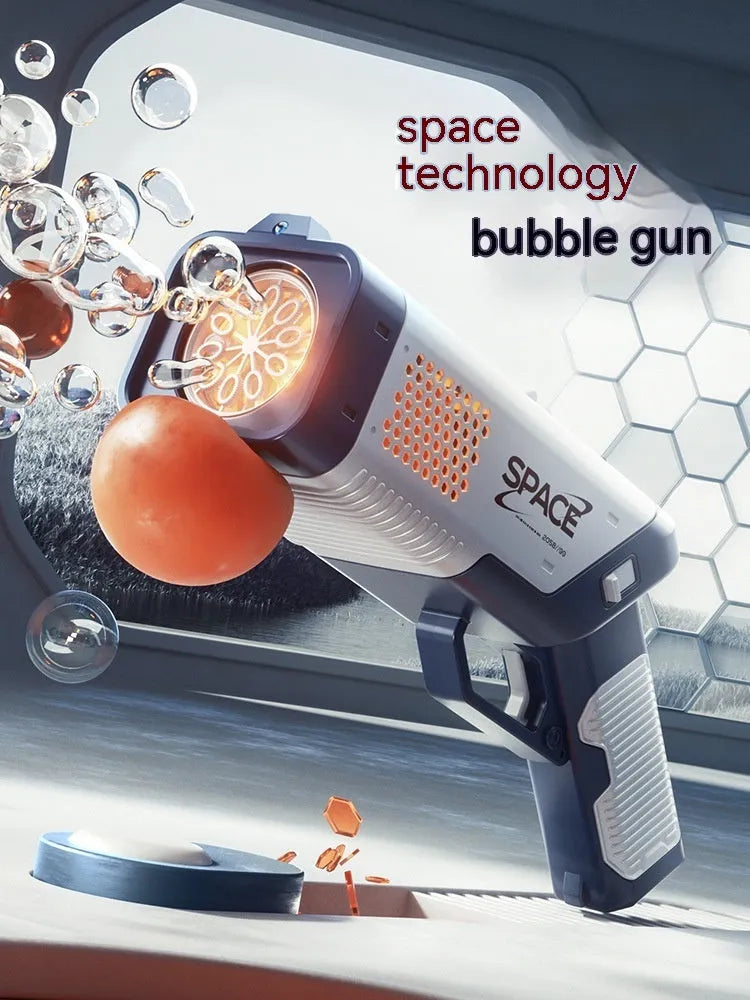 Space Gun Bubble Machine Handheld Porous Bubble Machine