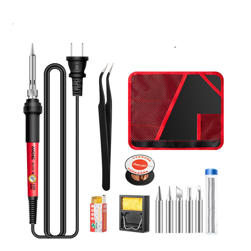 Constant Temperature Electric Soldering Iron Set Adjustable Temperature 60W Digital Display Internal Heat Welding - sumet.shop
