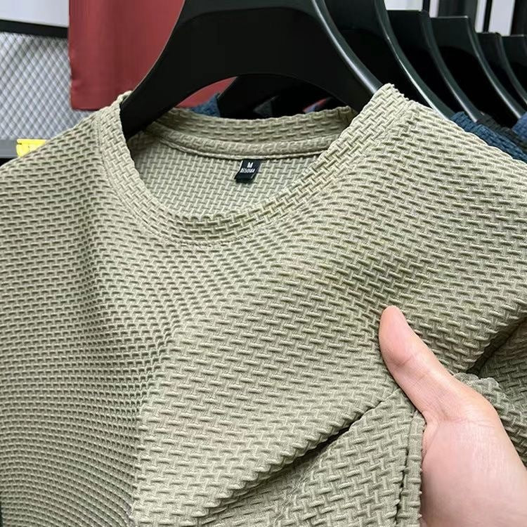 Men's Casual Bamboo Ice Silk Short Sleeved Shirt - sumet.shop
