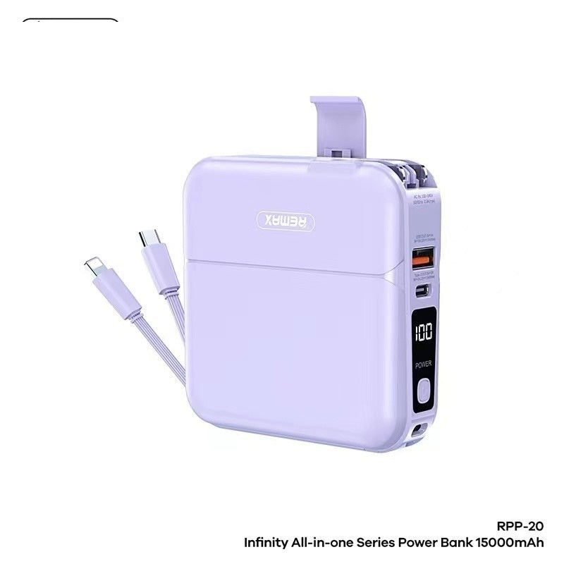 Magnetic Power Bank Unbounded Magnetic Power Bank With Plug