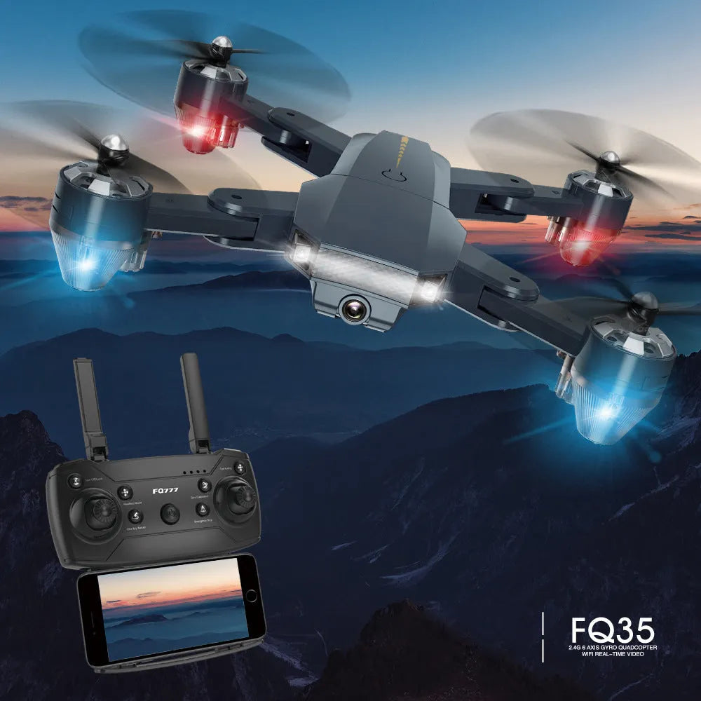Remote Control Airplane Toy Folding Quadcopter Aerial Photography Mini Remote Control Airplane Toy