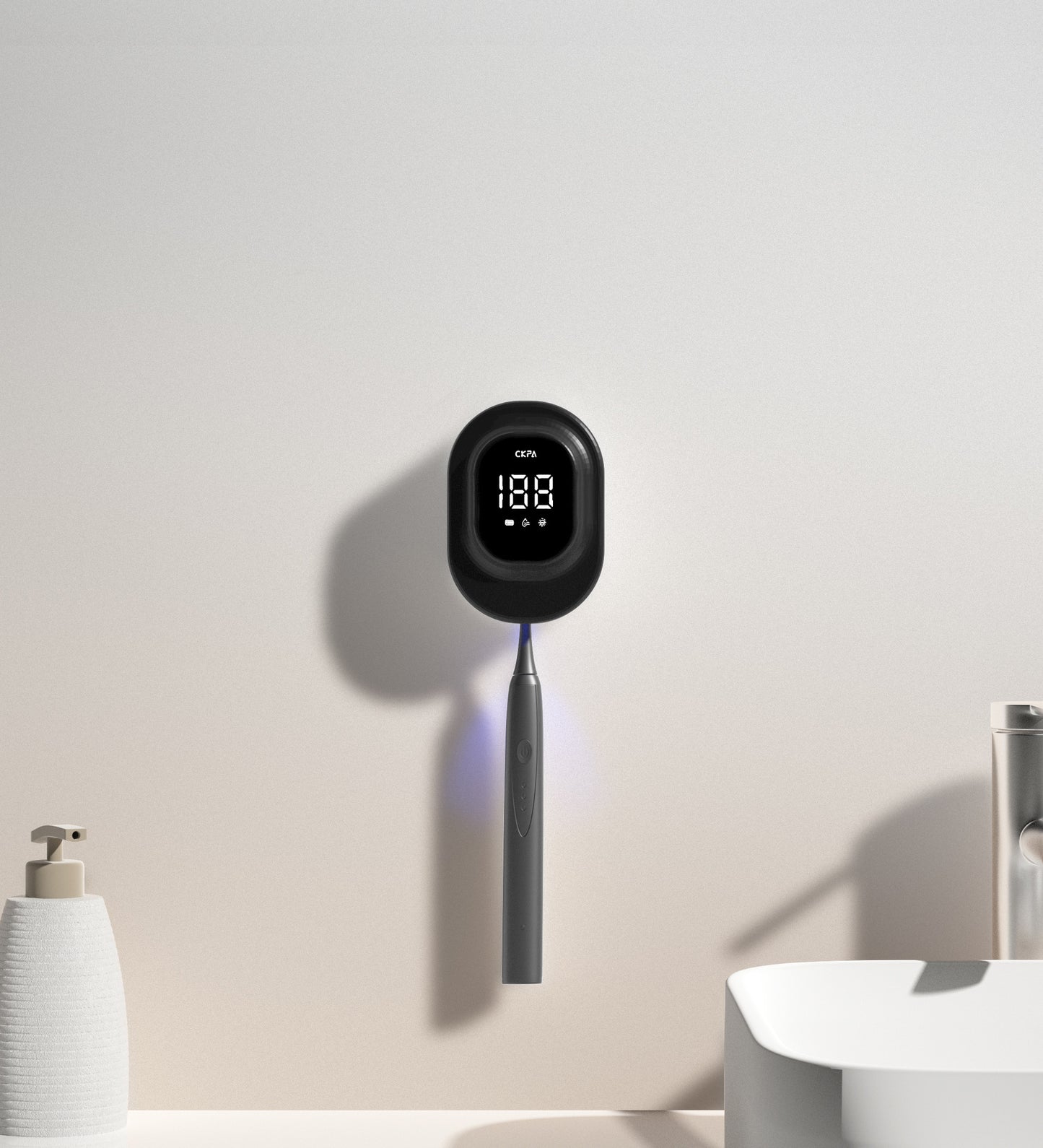 Single Toothbrush Sterilizer Punch-free UV Electric