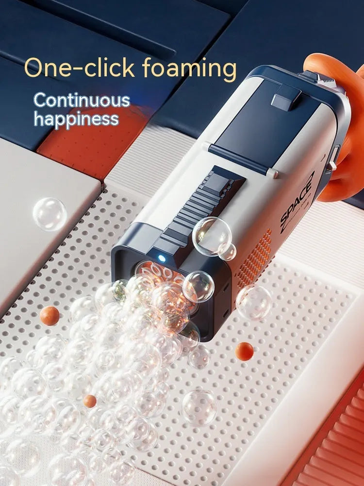 Space Gun Bubble Machine Handheld Porous Bubble Machine
