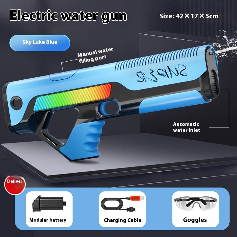 Water Gun Automatic Water Feeding Pulse Electric Water Gun Toy - sumet.shop