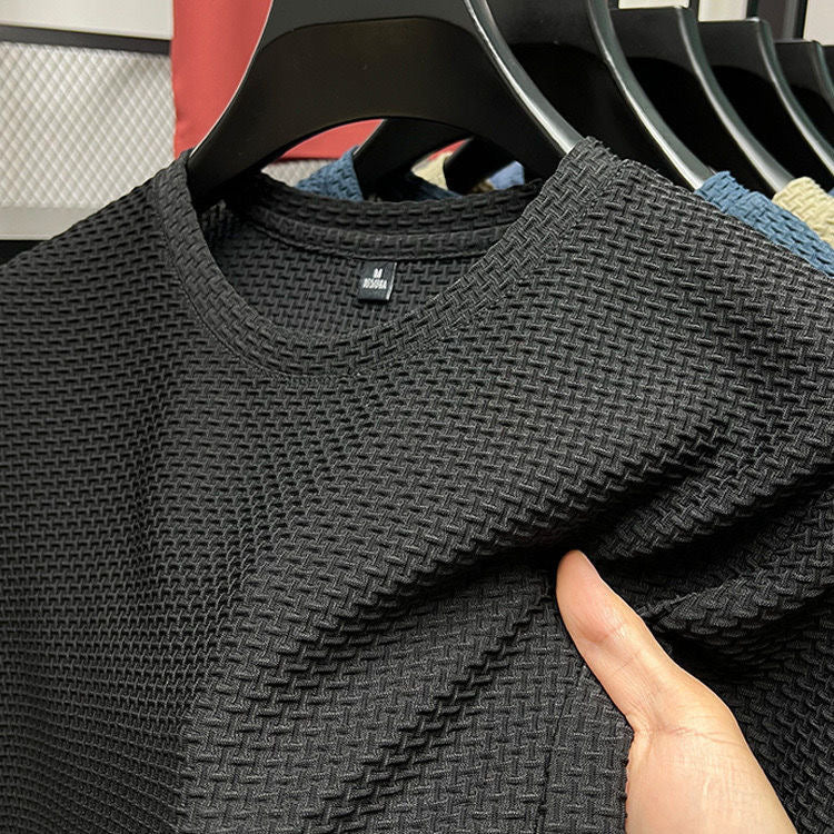 Men's Casual Bamboo Ice Silk Short Sleeved Shirt - sumet.shop
