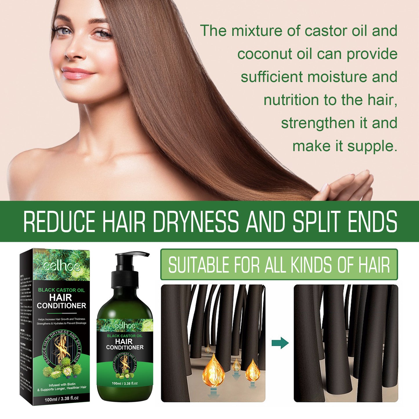 Repair Dyeing And Perming Damaged Hair Moisturizing Scalp Conditioner