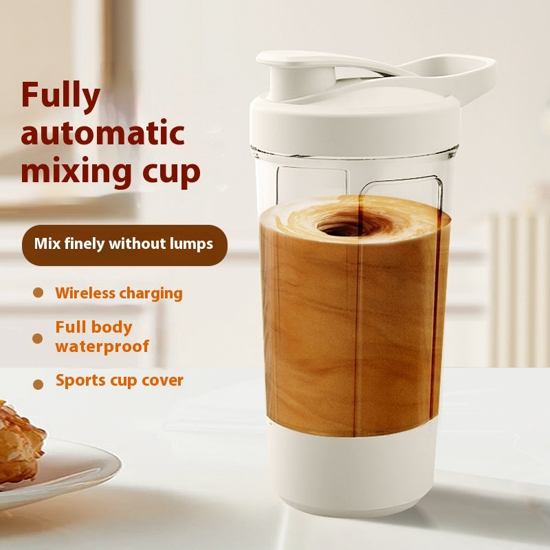 Automatic Shaker Mixer 400ML 14oz Electric Protein Powder Mixing Cup Automatic Shaker Mixer Shake Bottle Milk Coffee Blender Kettle Fro Gym 1200mAh